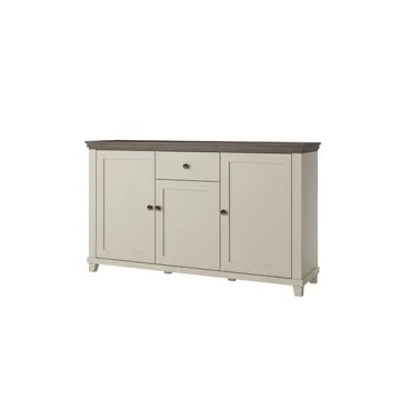 Skjenk Evora 3 dører 1 skuff - Lys Beige - Oppbevaring - Oppbevaringsmøbler - Sideboard & skjenker