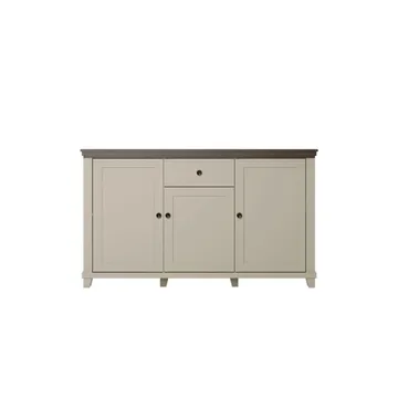 Skjenk Evora 3 dører 1 skuff - Lys Beige - Oppbevaring - Oppbevaringsmøbler - Sideboard & skjenker