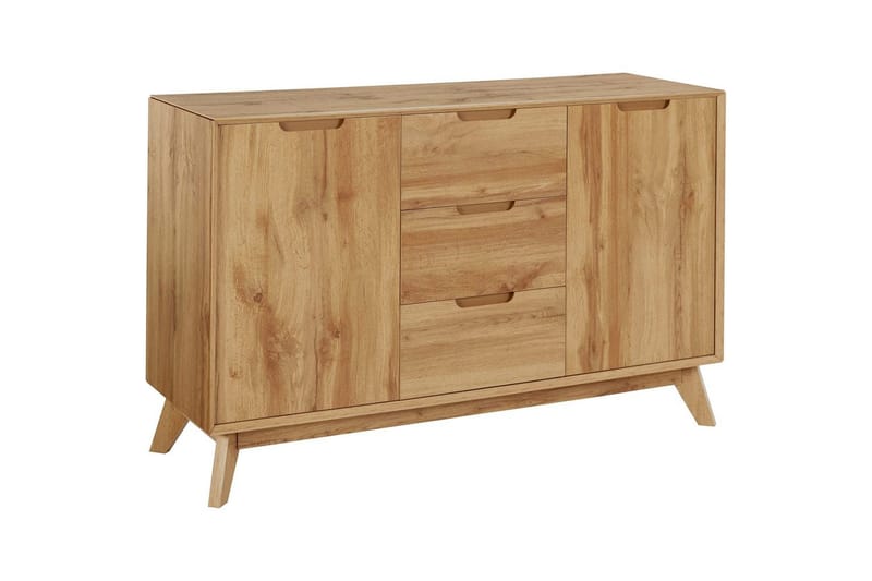 Skjenk Ezra 120x40x75 cm, Wotan eik - 120x40x75 cm, Wotan eik - Oppbevaring - Oppbevaringsmøbler - Sideboard & skjenker