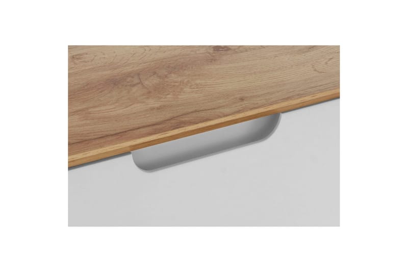 Skjenk Ezra 120x40x75 cm, Wotan eik/hvit - 120x40x75 cm, Wotan eik/hvit - Oppbevaring - Oppbevaringsmøbler - Sideboard & skjenker