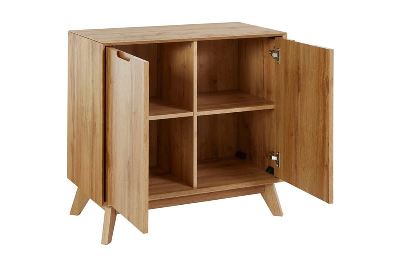 Skjenk Ezra 80x40x75 cm, Wotan eik - 80x40x75 cm, Wotan eik - Oppbevaring - Oppbevaringsmøbler - Sideboard & skjenker