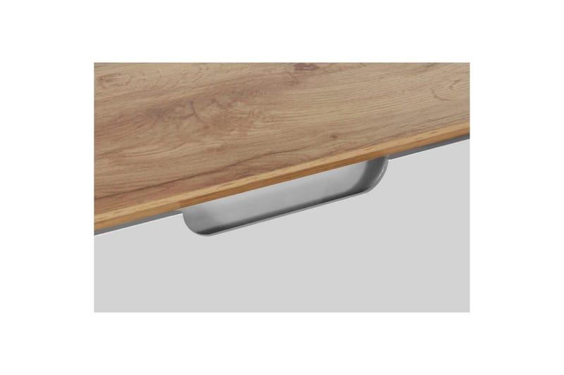 Skjenk Ezra 80x40x75 cm, Wotan eik/hvit - 80x40x75 cm, Wotan eik/hvit - Oppbevaring - Oppbevaringsmøbler - Sideboard & skjenker
