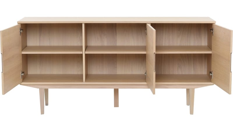 Skjenk Falmar med 3 Dører - Hvitpigmentert - Oppbevaring - Oppbevaringsmøbler - Sideboard & skjenker