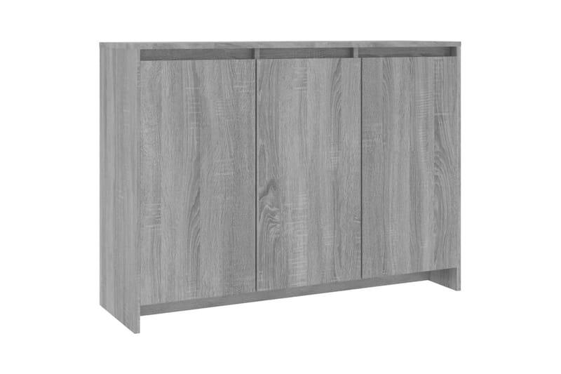 Skjenk grå sonoma eik 102x33x75 cm sponplate - Grå - Oppbevaring - Oppbevaringsmøbler - Sideboard & skjenker