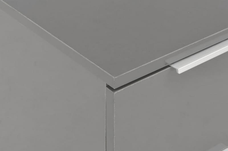 Skjenk høyglans grå 60x35x76 cm sponplate - Grå - Sideboard & skjenker