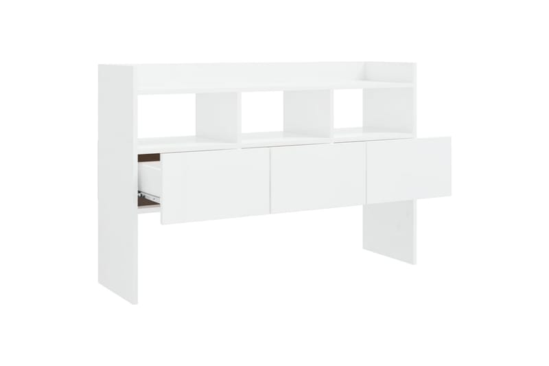 Skjenk høyglans hvit 105x30x70 cm sponplate - Hvit - Sideboard & skjenker