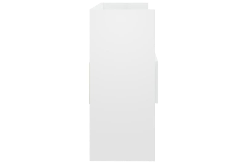 Skjenk høyglans hvit 105x30x70 cm sponplate - Hvit - Oppbevaring - Oppbevaringsmøbler - Sideboard & skjenker