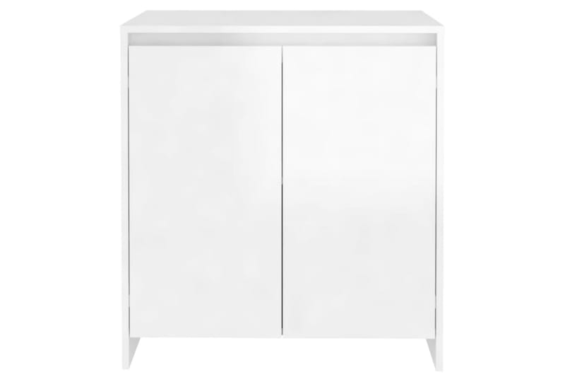 Skjenk høyglans hvit 70x40x73,5 cm sponplate - Hvit - Sideboard & skjenker