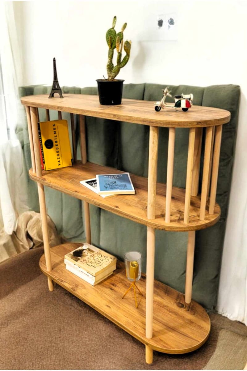 Skjenk Hanah Home Peka Slim (90 x 90 x 30 cm) Furu - Furu - Oppbevaring - Oppbevaringsmøbler - Sideboard & skjenker