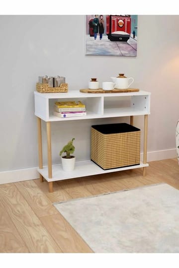 Skjenk Hanah Home Peka Sideboard (90 x 75 x 30 cm) Hvit - Hvit - Oppbevaring - Oppbevaringsmøbler - Sideboard & skjenker