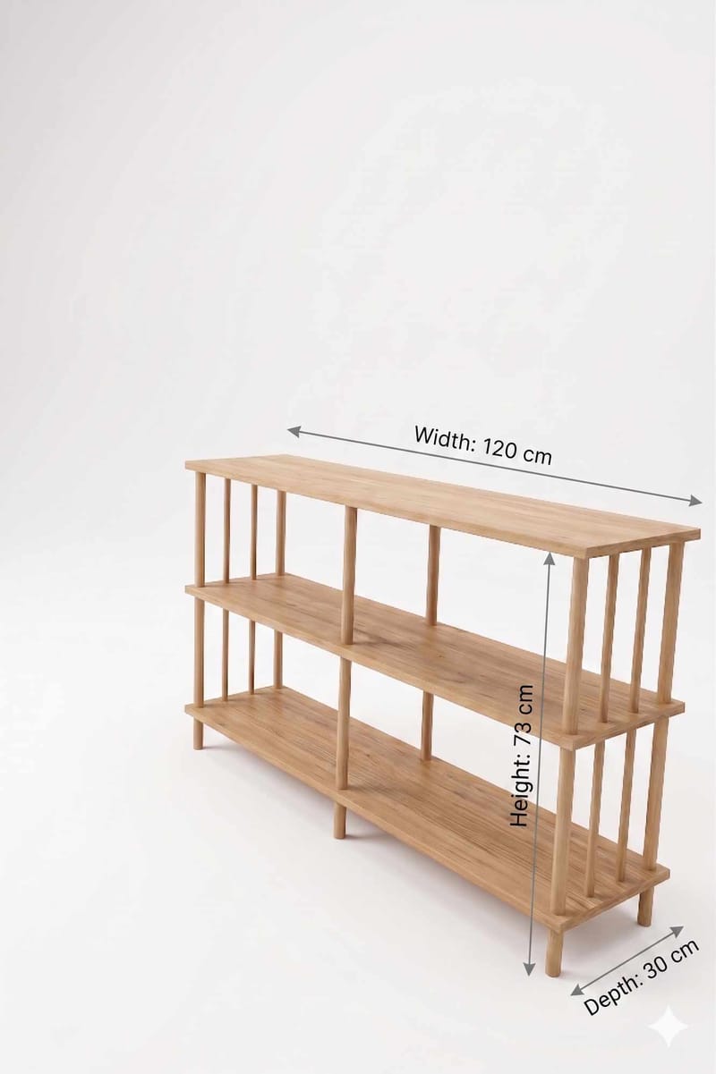 Skjenk Hanah Home Peka Wide (120 x 73 x 30 cm) Furu - Furu - Oppbevaring - Oppbevaringsmøbler - Sideboard & skjenker