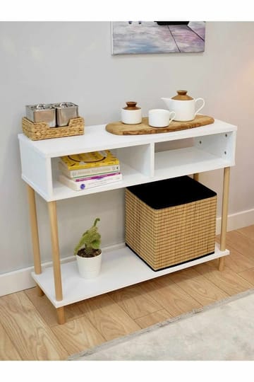 Skjenk Hanah Home Peka Sideboard (90 x 75 x 30 cm) Hvit - Hvit - Oppbevaring - Oppbevaringsmøbler - Sideboard & skjenker