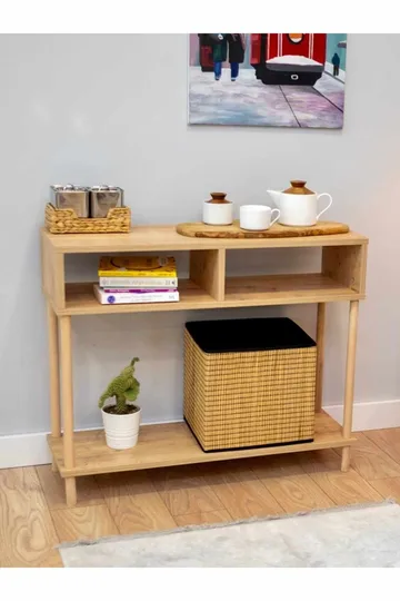 Skjenk Hanah Home Peka Sideboard (90 x 75 x 30 cm) Sapphire Oak - Sapphire Oak - Oppbevaring - Oppbevaringsmøbler - Sideboard & skjenker