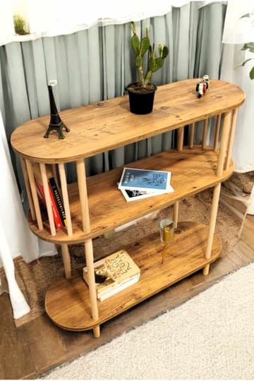 Skjenk Hanah Home Peka Slim (90 x 90 x 30 cm) Furu - Furu - Oppbevaring - Oppbevaringsmøbler - Sideboard & skjenker