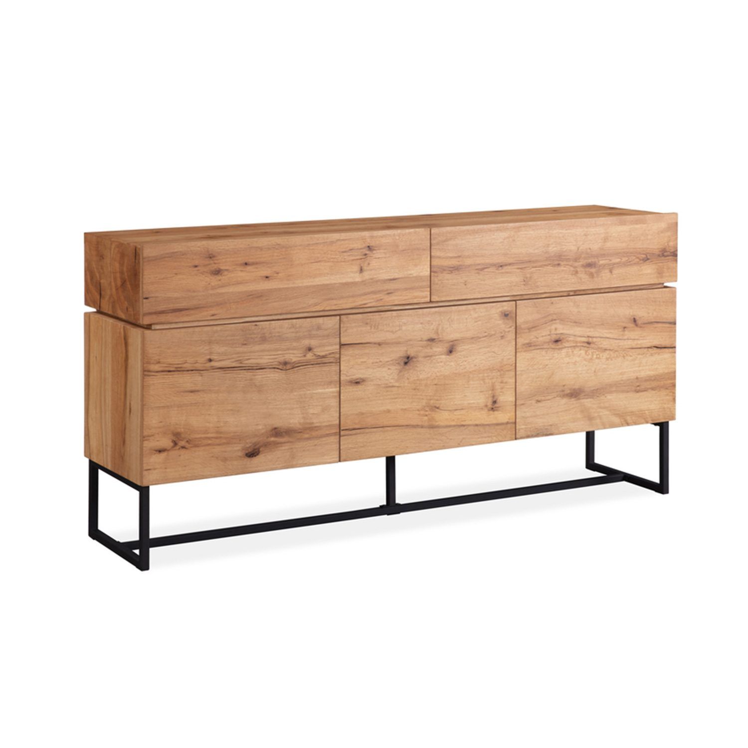 Skjenk HOME4YOU Byron 160x41x80 cm eik - eik