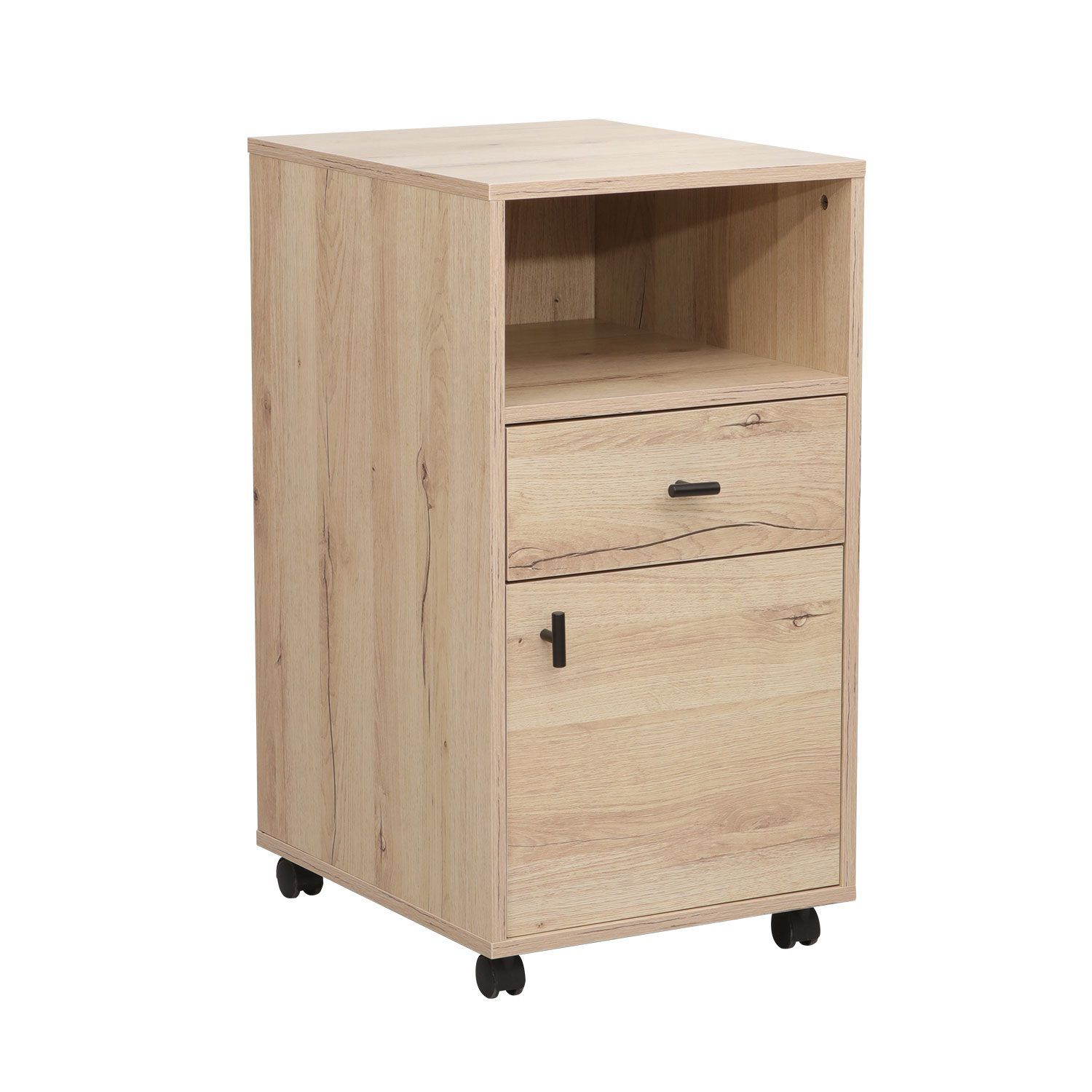 Skjenk HOME4YOU Lester 40x48x76 cm melamin - lyst tre