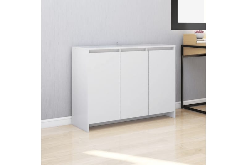Skjenk hvit 102x33x75 cm sponplate - Hvit - Oppbevaring - Oppbevaringsmøbler - Sideboard & skjenker