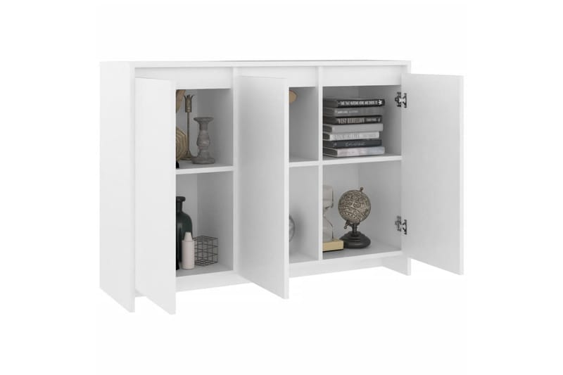 Skjenk hvit 102x33x75 cm sponplate - Hvit - Oppbevaring - Oppbevaringsmøbler - Sideboard & skjenker