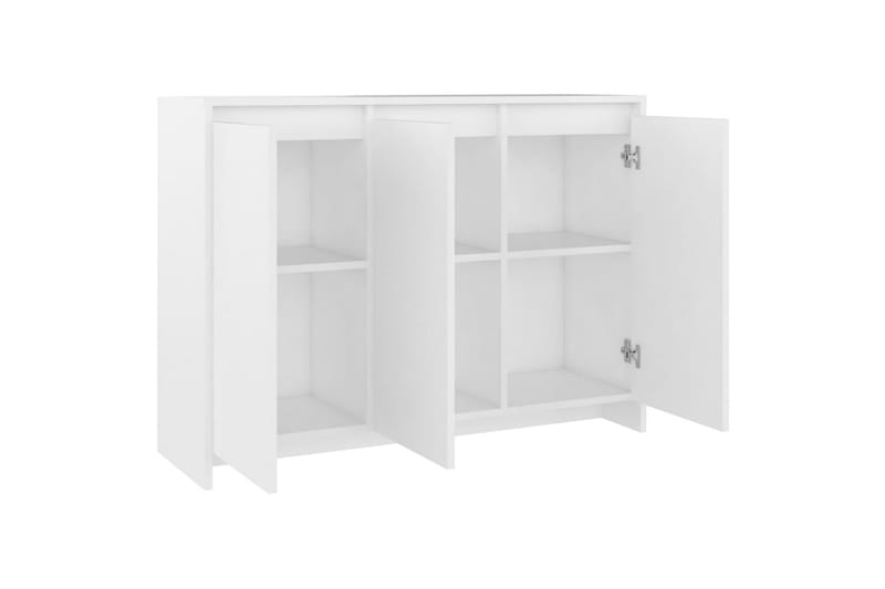 Skjenk hvit 102x33x75 cm sponplate - Hvit - Oppbevaring - Oppbevaringsmøbler - Sideboard & skjenker