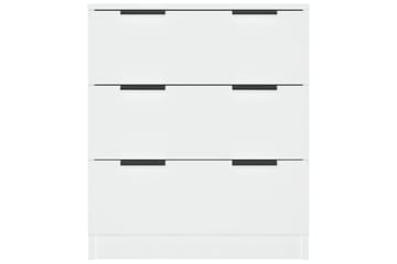 Skjenk hvit 60x30x70 cm konstruert tre - Hvit - Oppbevaring - Oppbevaringsmøbler - Sideboard & skjenker