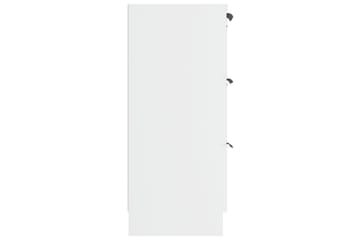 Skjenk hvit 60x30x70 cm konstruert tre - Hvit - Oppbevaring - Oppbevaringsmøbler - Sideboard & skjenker