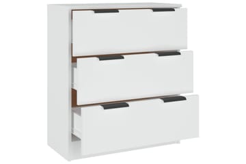 Skjenk hvit 60x30x70 cm konstruert tre - Hvit - Oppbevaring - Oppbevaringsmøbler - Sideboard & skjenker