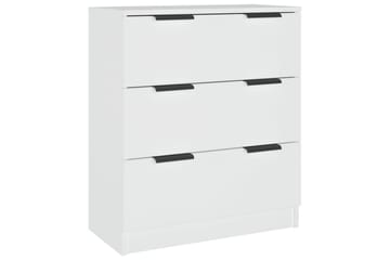 Skjenk hvit 60x30x70 cm konstruert tre - Hvit - Oppbevaring - Oppbevaringsmøbler - Sideboard & skjenker