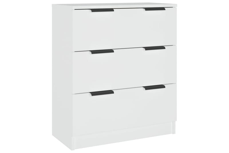 Skjenk hvit 60x30x70 cm konstruert tre - Hvit - Sideboard & skjenker