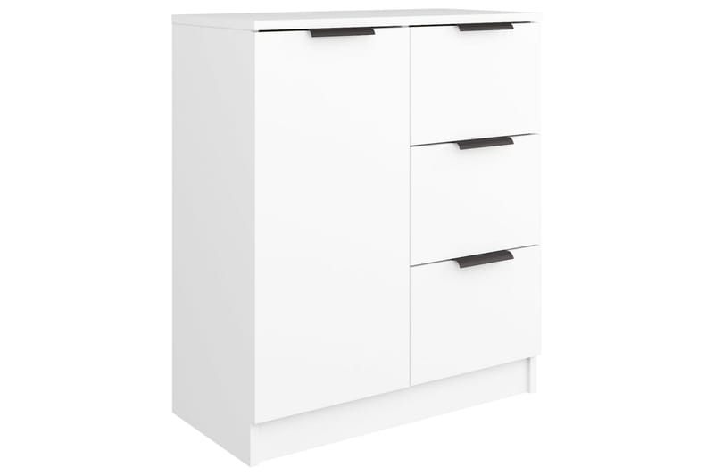 Skjenk hvit 60x30x70 cm konstruert tre - Hvit - Sideboard & skjenker