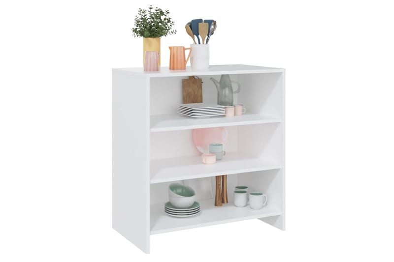 Skjenk hvit 70x40,5x75 cm sponplate - Hvit - Oppbevaring - Oppbevaringsmøbler - Sideboard & skjenker