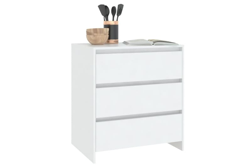 Skjenk hvit 70x41x75 cm sponplate - Hvit - Oppbevaring - Oppbevaringsmøbler - Sideboard & skjenker