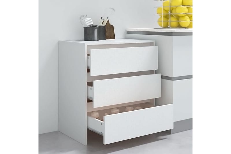 Skjenk hvit 70x41x75 cm sponplate - Hvit - Oppbevaring - Oppbevaringsmøbler - Sideboard & skjenker