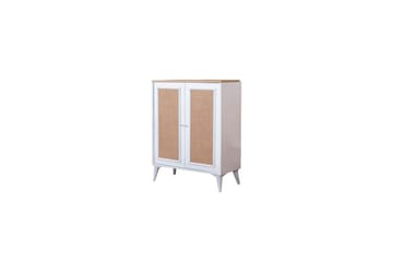 Skjenk Jatinder Hvit / Eik - Natur/Hvit - Oppbevaring - Oppbevaringsmøbler - Sideboard & skjenker