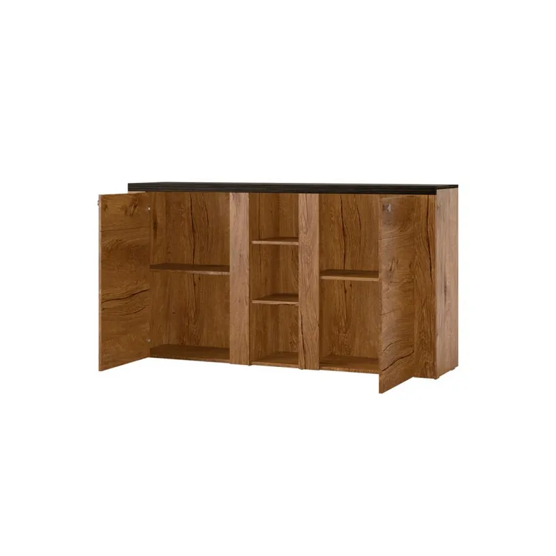 Skjenk Larona 2 dører - Lefkas Eik - Oppbevaring - Oppbevaringsmøbler - Sideboard & skjenker