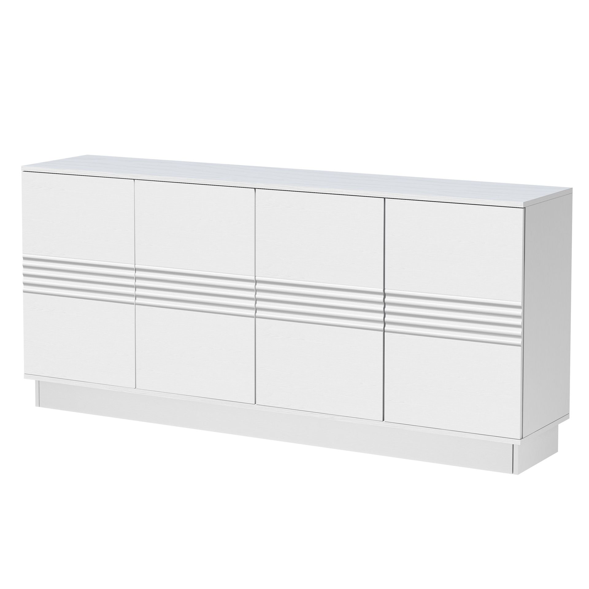Skjenk Loft24 Toro Hvit - Hvit