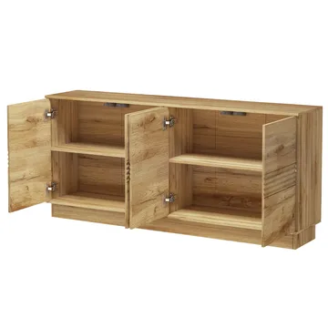 Skjenk Loft24 Toro Wotan-eik - Wotan-eik - Oppbevaring - Oppbevaringsmøbler - Sideboard & skjenker