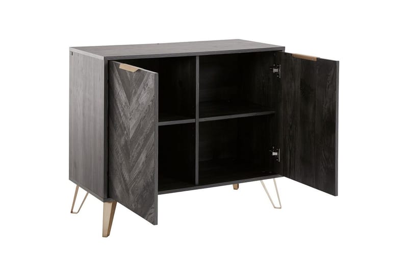 Skjenk Mørkt tre 90x40x75 cm - 90x40x75 cm - Oppbevaring - Oppbevaringsmøbler - Sideboard & skjenker