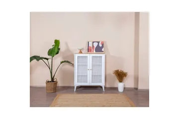 Skjenk Mjudi Hvit / Eik - Hvit / Eik - Oppbevaring - Oppbevaringsmøbler - Sideboard & skjenker