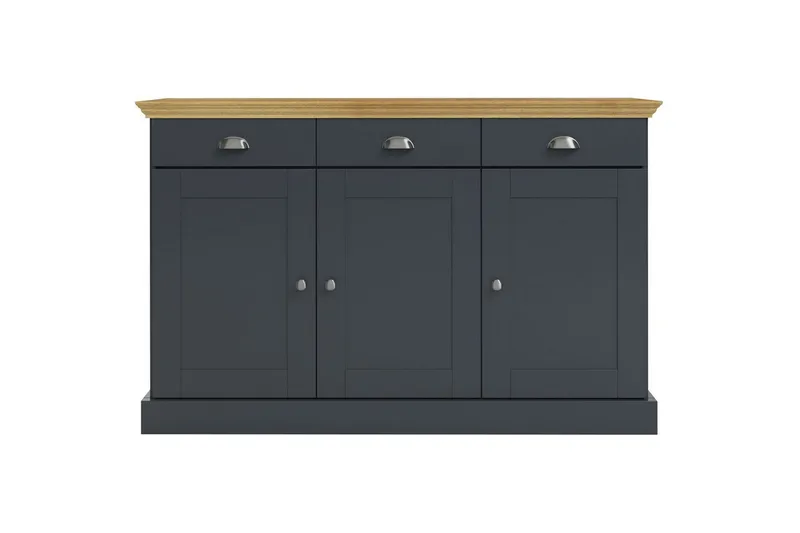 Skjenk Motala Antrasitt/Eik - Antrasitt/Eik - Oppbevaring - Oppbevaringsmøbler - Sideboard & skjenker