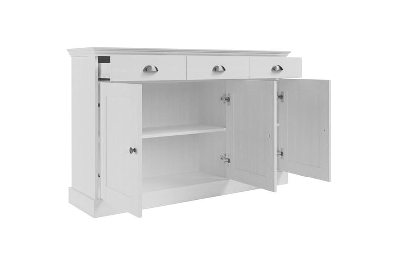 Skjenk Motala Hvit - Hvit - Oppbevaring - Oppbevaringsmøbler - Sideboard & skjenker
