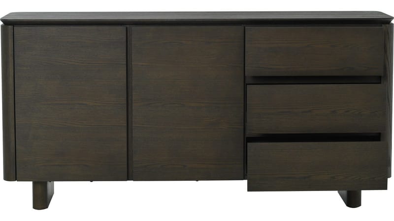 Skjenk NFG Aldon 3 skuffer/2 dører Brun - brunlakkert eik - Oppbevaring - Oppbevaringsmøbler - Sideboard & skjenker