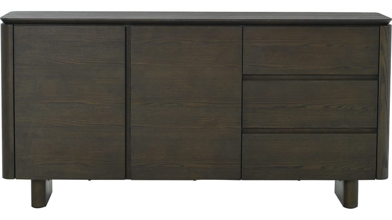 Skjenk NFG Aldon 3 skuffer/2 dører Brun - brunlakkert eik - Oppbevaring - Oppbevaringsmøbler - Sideboard & skjenker