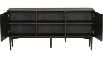 Skjenk Nordal 3 Dører - Brunlakkert eik med hvitpigmentering - Oppbevaring - Oppbevaringsmøbler - Sideboard & skjenker