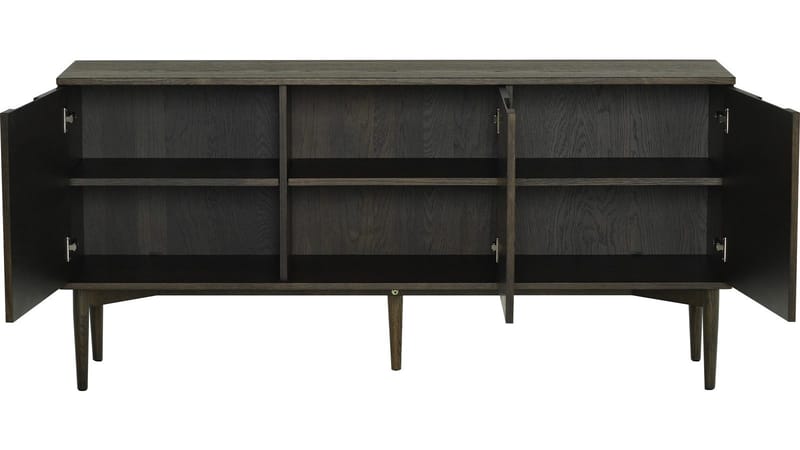 Skjenk Nordal 3 Dører - Brunlakkert eik med hvitpigmentering - Oppbevaring - Oppbevaringsmøbler - Sideboard & skjenker