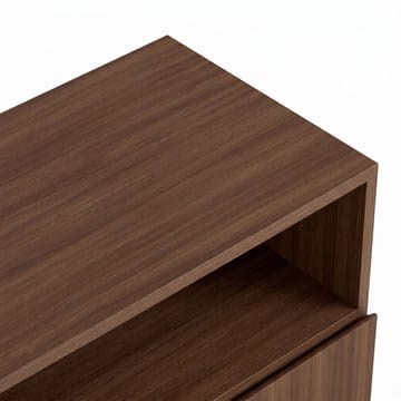 Skjenk Nordure Palmer (80 x 80 x 40 cm) Milano Valnøtt Svart - Milano valnøtt og svart - Oppbevaring - Oppbevaringsmøbler - Sideboard & skjenker