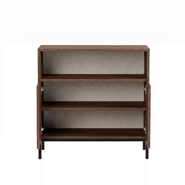 Skjenk Nordure Palmer (80 x 80 x 40 cm) Milano Valnøtt Svart - Milano valnøtt og svart - Oppbevaring - Oppbevaringsmøbler - Sideboard & skjenker