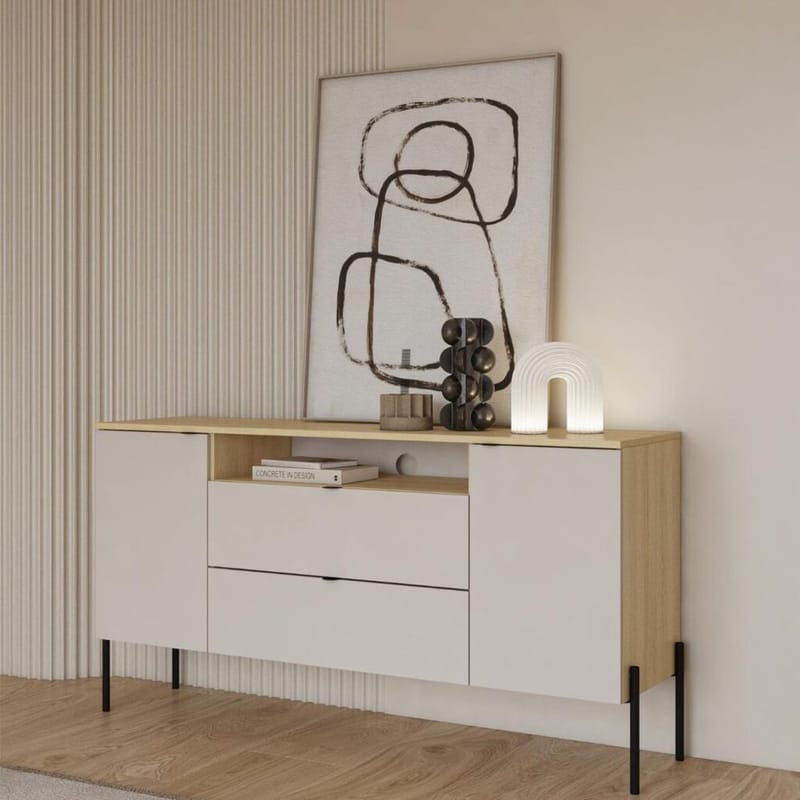 Skjenk Ore 2 Dører med 2 Skuffer - Kashmir - Oppbevaring - Oppbevaringsmøbler - Sideboard & skjenker
