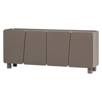 Skjenk Root 200 cm - Trøffelbrun - Oppbevaring - Oppbevaringsmøbler - Sideboard & skjenker