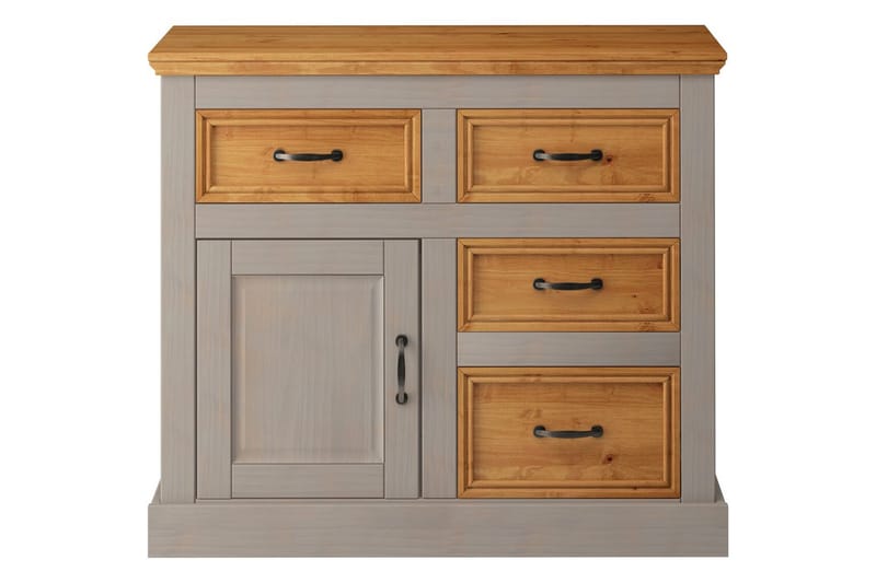 Skjenk Selma 100x38x87 cm, Grå/Beis/Voks - 100x38x87 cm, Grå/Beis/Voks - Oppbevaring - Oppbevaringsmøbler - Sideboard & skjenker