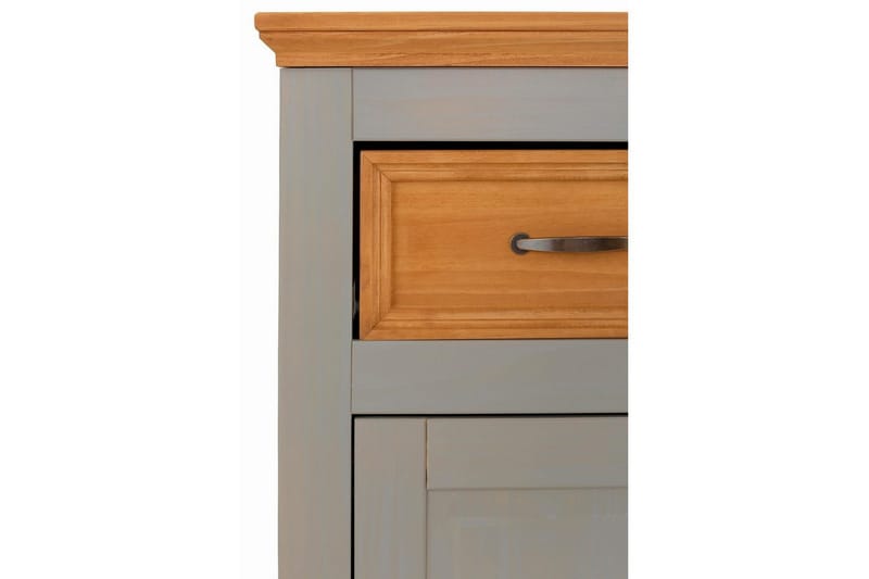 Skjenk Selma 100x38x87 cm, Grå/Beis/Voks - 100x38x87 cm, Grå/Beis/Voks - Oppbevaring - Oppbevaringsmøbler - Sideboard & skjenker